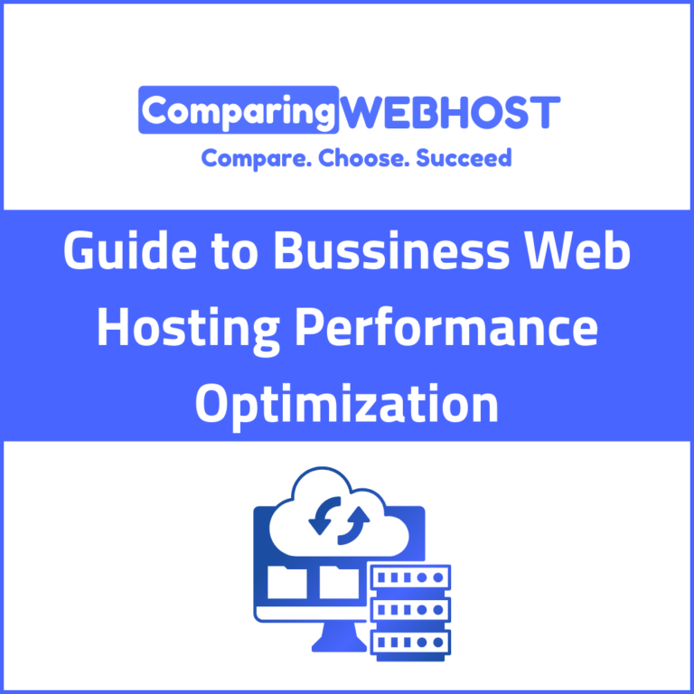 Business web hosting performance optimization - Comparing WebHost